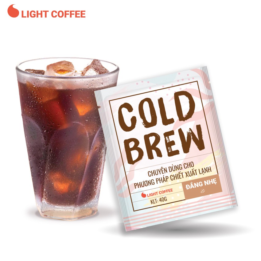 [Mã BMBAU50 giảm 7% đơn 99K] Cà phê pha Cold brew Light Coffee - túi 40gr