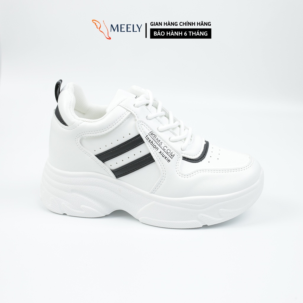 Giày Thể Thao Nữ Độn Đế MEELY Sneaker Ulzzang Tôn Dáng - CKP523