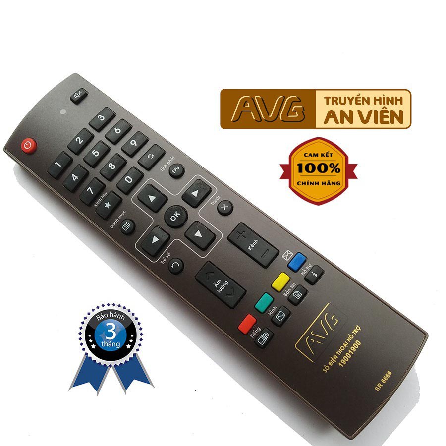 Remote điều khiển đầu thu kỹ thuật số AVG