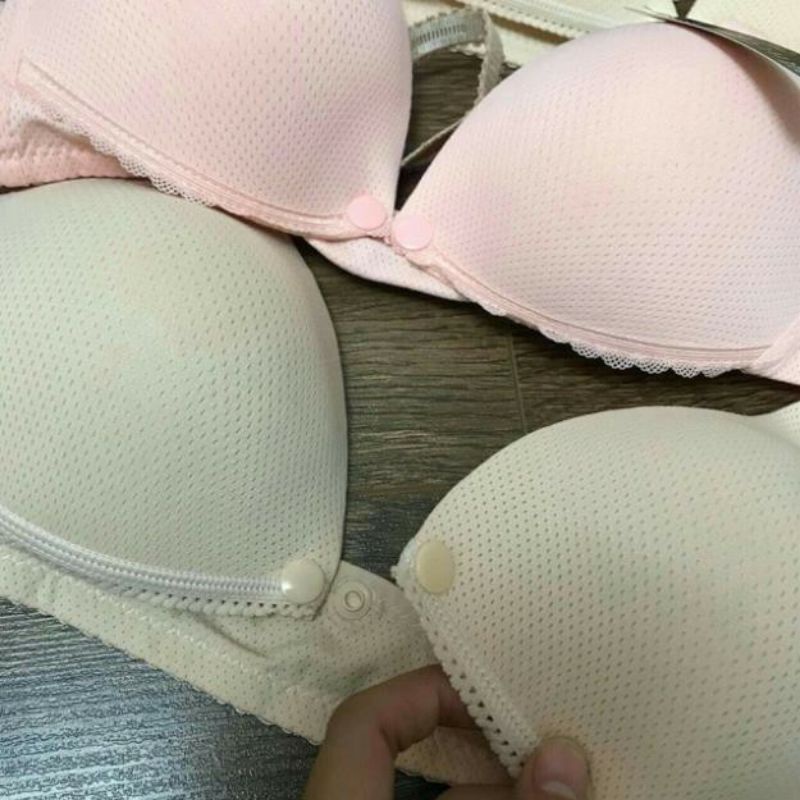 Combo 3 áo lót mở cúc thông hơi cho con bú.