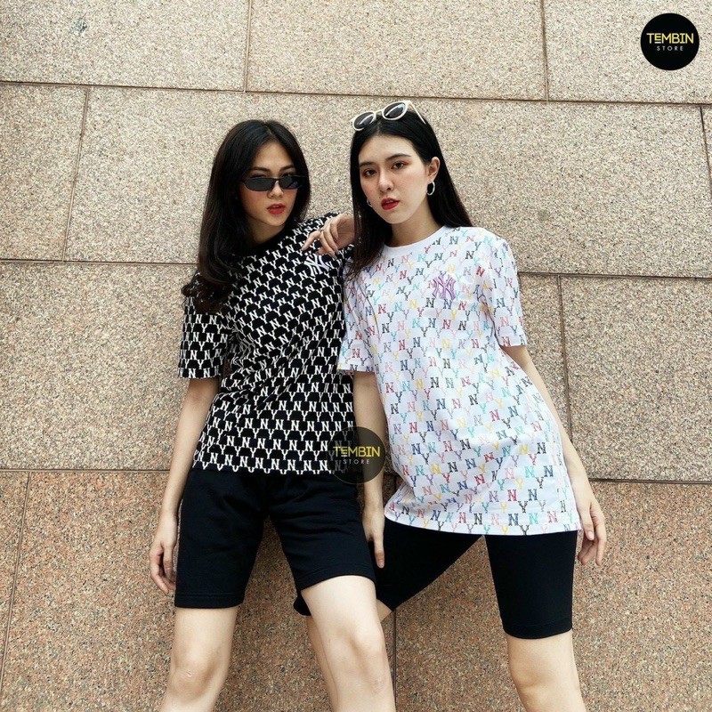 [Mã WASTCOOL giảm 15% tối đa 50K đơn 99K] BÁN SỈ SÉT BỘ N.Y IN TRÀN ĐEN TRẮNG QUẦN LEGGING CHO NỮ