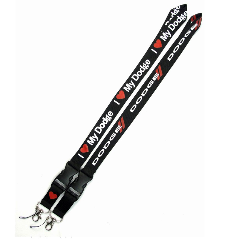 Car Logo Có thể tháo rời cổ Lanyard thời trang Toyota ID Holder Badge Điện thoại xe Keychain Lanyard Dây đeo