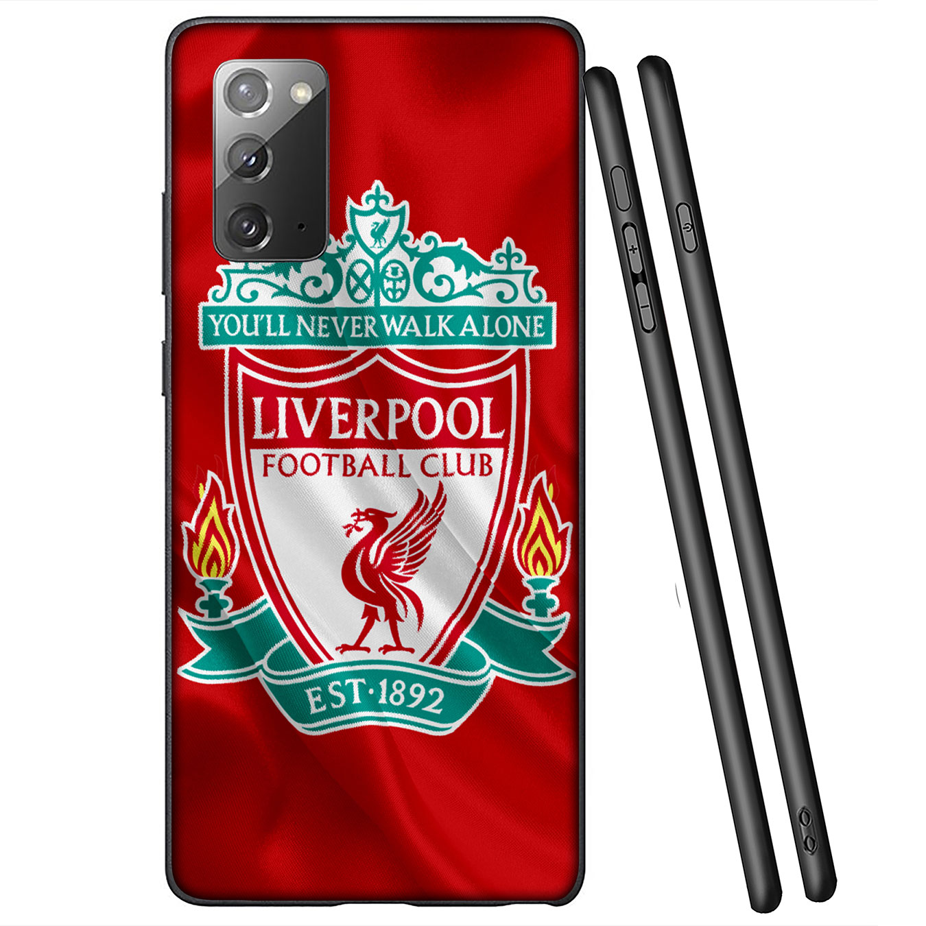 Ốp Điện Thoại Silicon Mềm In Logo Liverpool Cho Samsung Galaxy S21 Ultra S8 Plus M62 F62 A32 A52 A72 A12 S21 + S8 + S21Plus A73