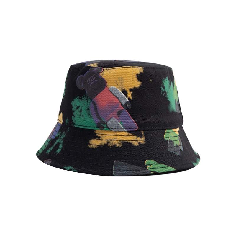 Nón Tai Bèo Hình Gấu graffiti Đáng Yêu Thời Trang Xuân Thu Cho Bé