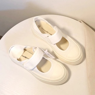 Giày búp bê có quai dán thể thao sneaker đế cao hot trend dễ thương ulzzang Hàn Quốc [Yannie]