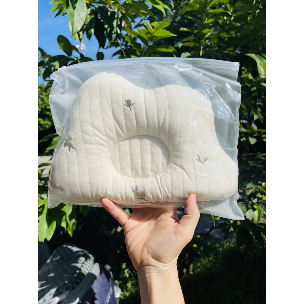 Gối chống méo đầu cho bé cao cấp hình đám mây phong cách Hàn Quốc