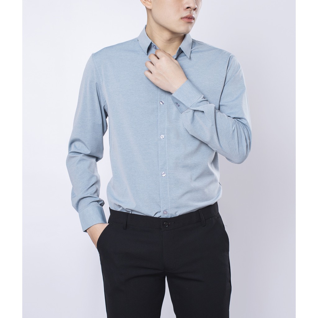Áo sơ mi dài tay vải lụa cao cấp mỏng mát cực chất Lados - 8056 thời trang công sở | BigBuy360 - bigbuy360.vn