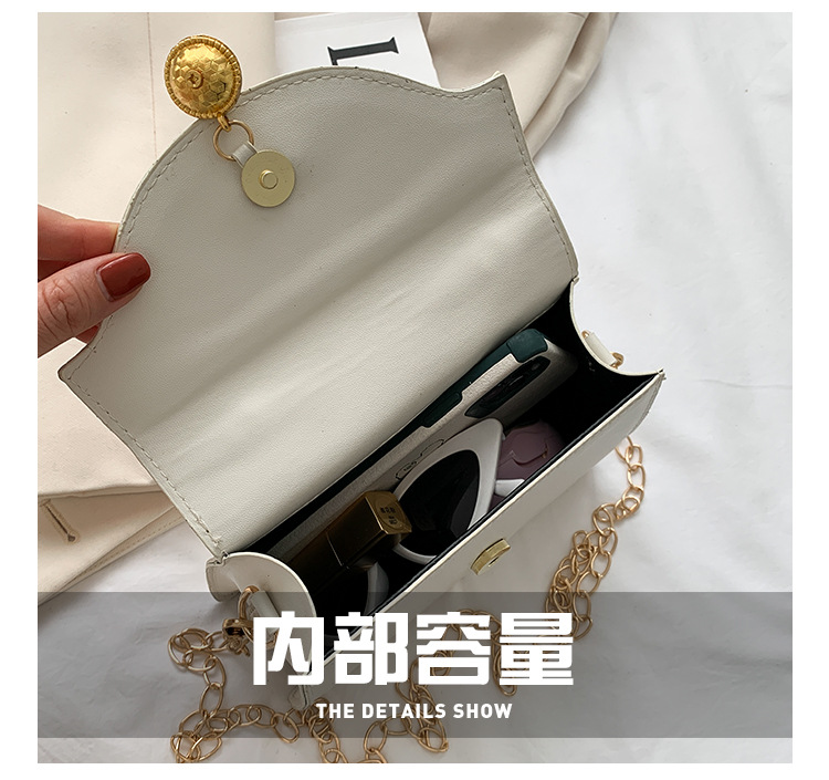 Túi đeo chéo IELGY phối dây mắc xích thời trang cho nữ