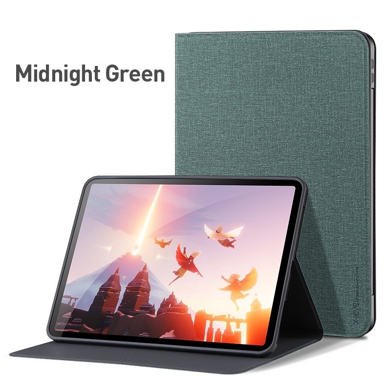 Bao da X-level vải iPad Air Air2, Air 3 Air 4 Gen 5, Gen 6, Gen 7, Gen 8 9.7inch, 10.2inch 11 2020, 21, 22 chính hãng