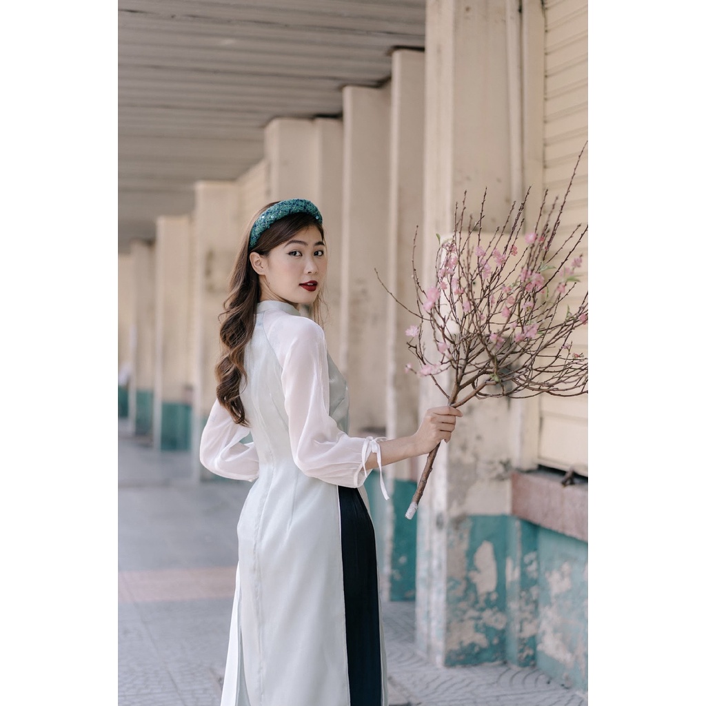 MINX - Áo Dài Organza Thiên Thanh
