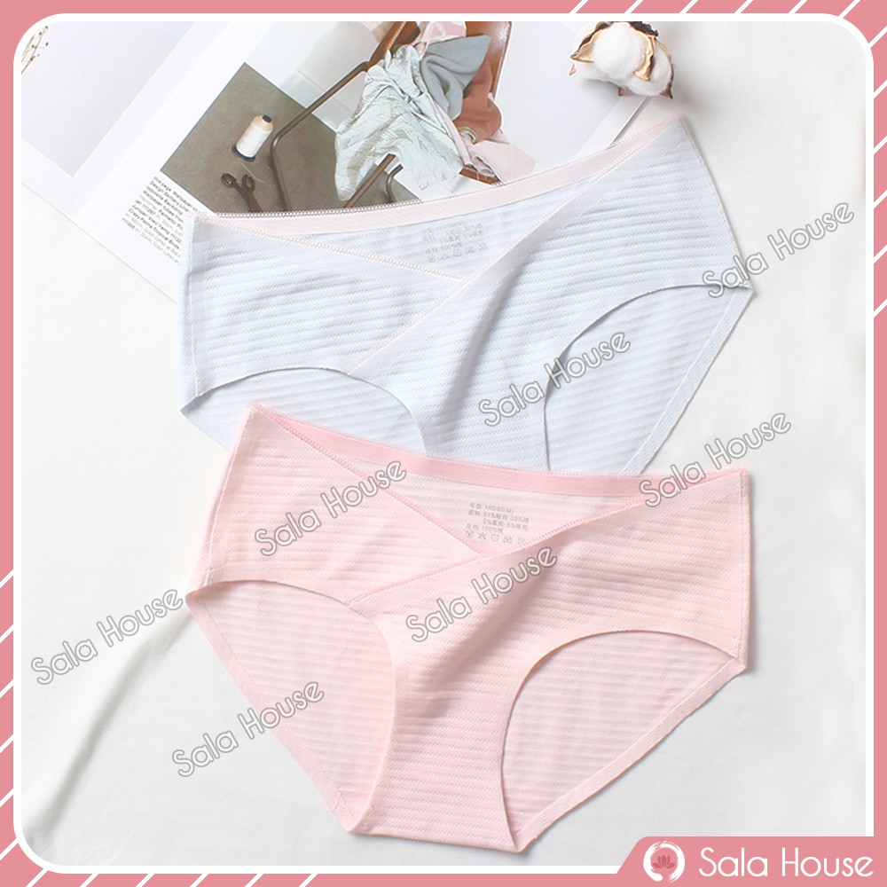 Quần Lót Bầu Cotton Không Đường May SalaHouse Có Lỗ Thoáng Khí Cao Cấp cho