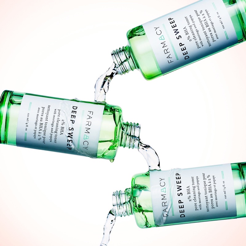 Toner Farmacy Deep Sweep 2% BHA Pore Cleaning Toner with Moringa + Papaya