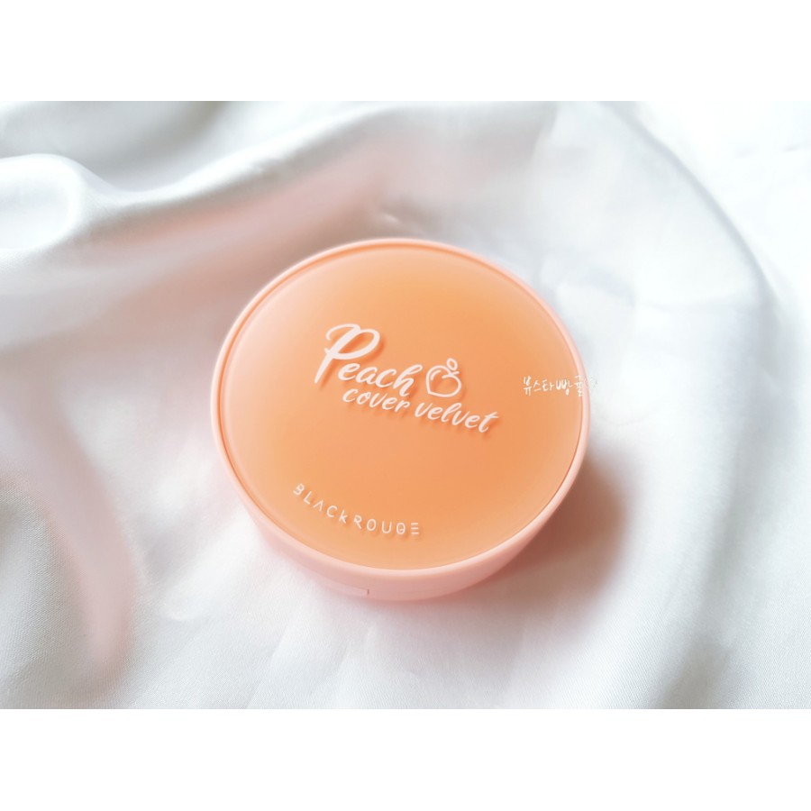 Paris Beauty Garden - [NEW] Phấn Nước Trái Đào Black Rouge Peach Cover Velvet Cushion