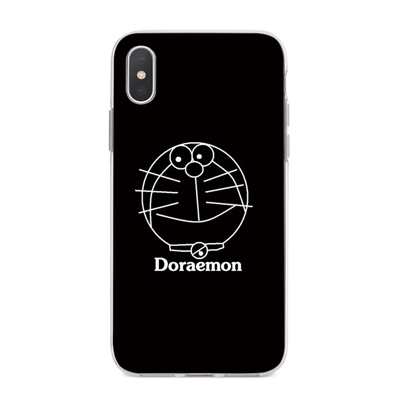 Ốp Lưng iPhone X 6 6s 6Plus 6s Plus 7 7Plus 8 8Plus 5 5s SE TPU mềm Case Cá tính đen tuyền Two