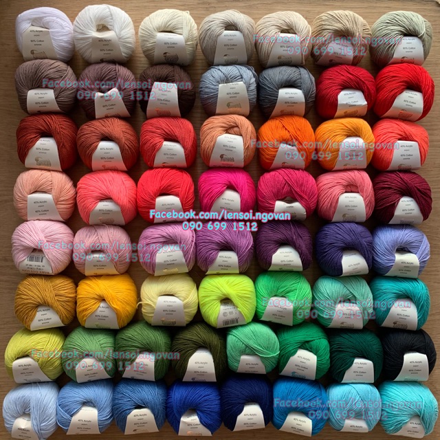 Len Gazzal Baby Cotton (Mã 3410 ~ Mã 3459)