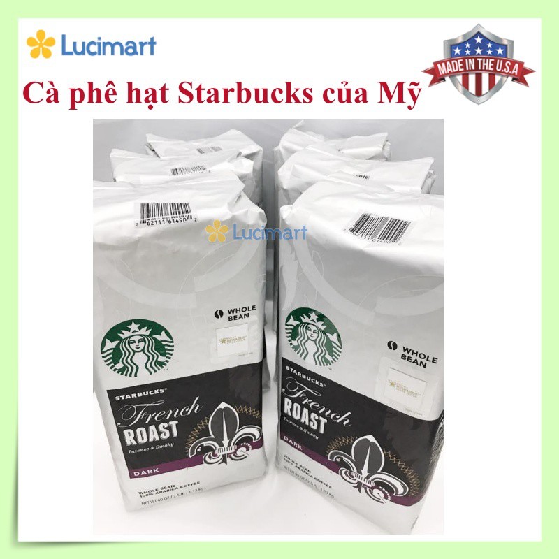 Cà phê nguyên hạt Starbucks 100% Arabica coffee Made in USA