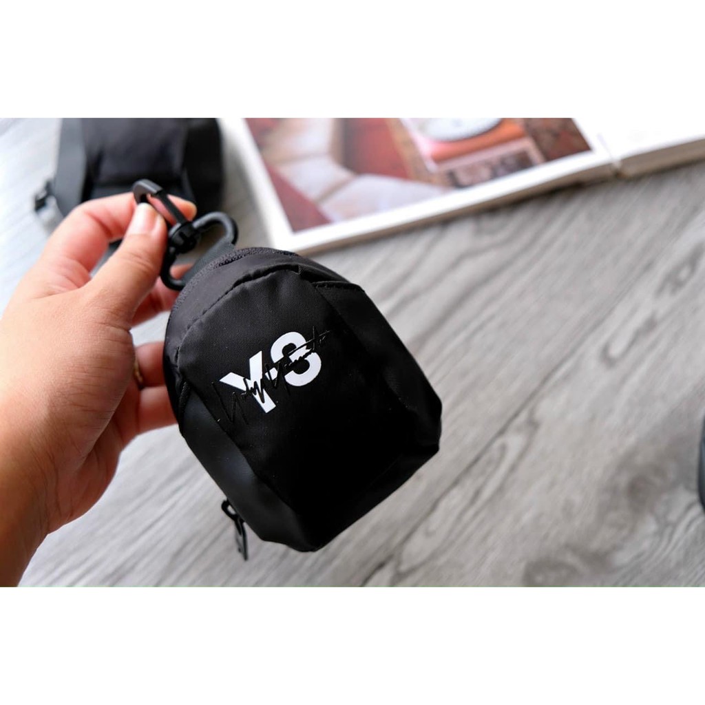 Móc chìa khóa Y/3- có ngăn để thẻ và các vật dụng nhỏ siêu tiện lợi