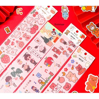 Sticker Trang Trí 39x6,5cm Gấu Thỏ (Hết Mẫu 1,2,3,4)