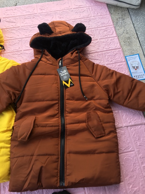 Áo phao tai gấu cho bé trai/gai