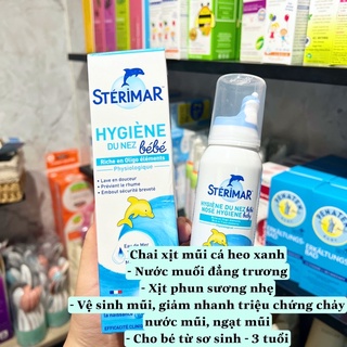 Xịt mũi cá heo Sterimar Pháp ( mẫu mới)