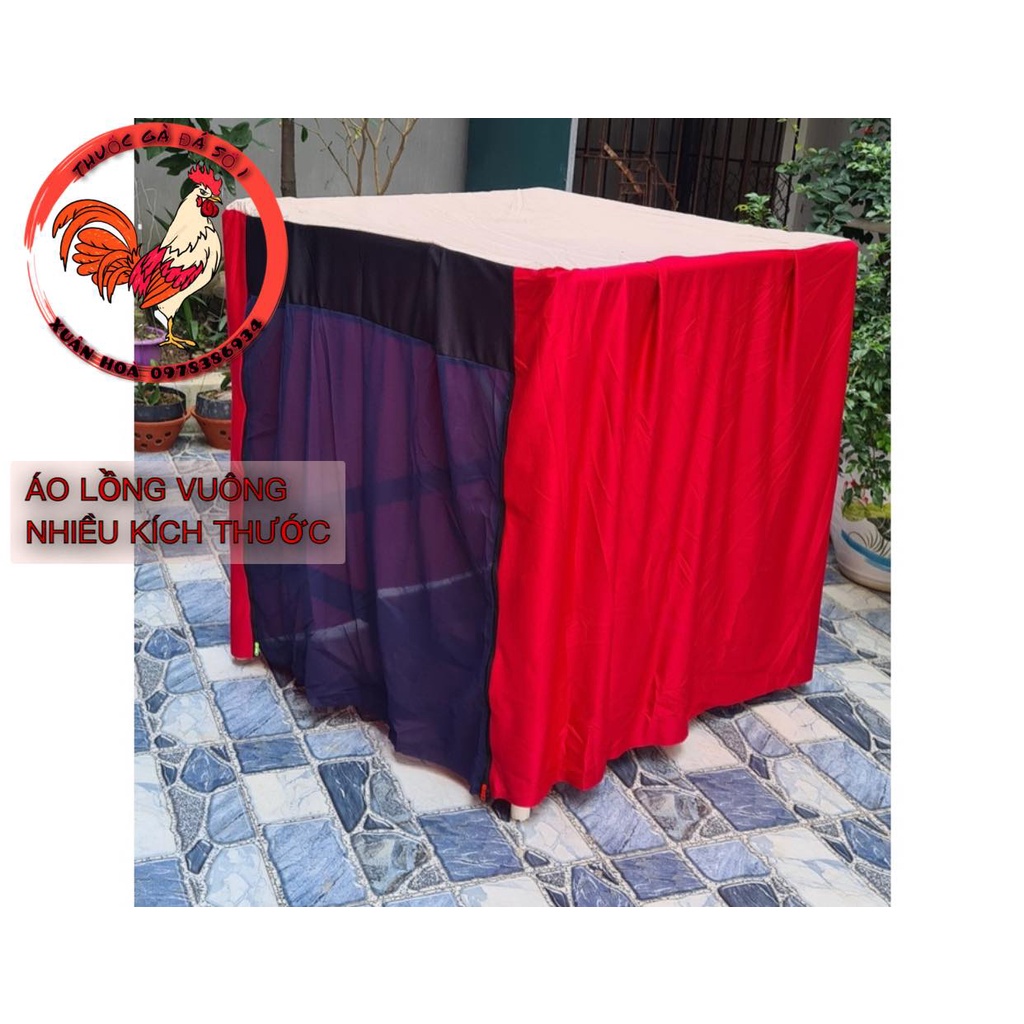Áo Lồng vuông đủ kích thước chống mưa muỗi cho gà ( Kích thước: 80x80, 80x1m, 80x1m2, 1mx1m, 1mx1m2)