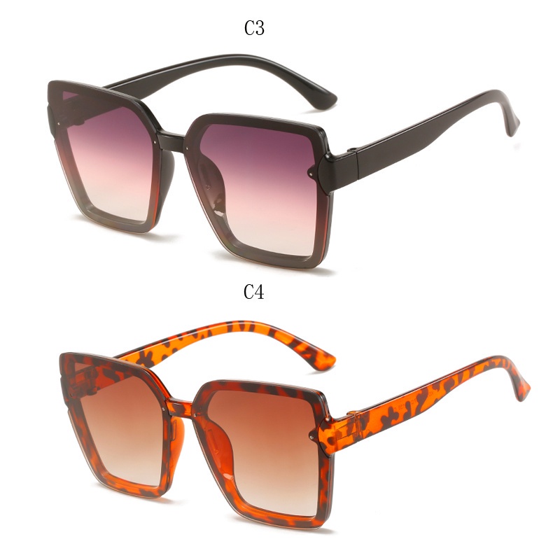 Kính Mát Gọng Vuông Chống Tia UV Thời Trang Cho Nữ