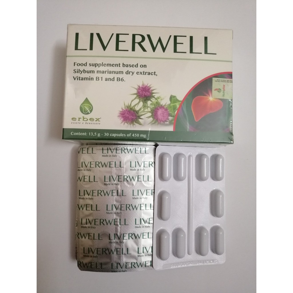 Liverwell - viên uống giải độc gan - tăng cường giải độc gan gộp 30v