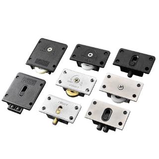Tủ quần áo Tủ quần áo Con lăn cửa trượt Phần cứng màu đen
