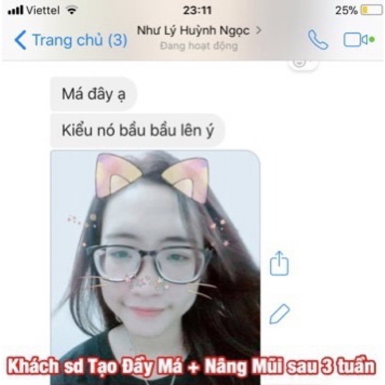 Tinh chất Mircale Pháp làm đầy má, tạo má baby chỉ sau 1 tháng(10ml)