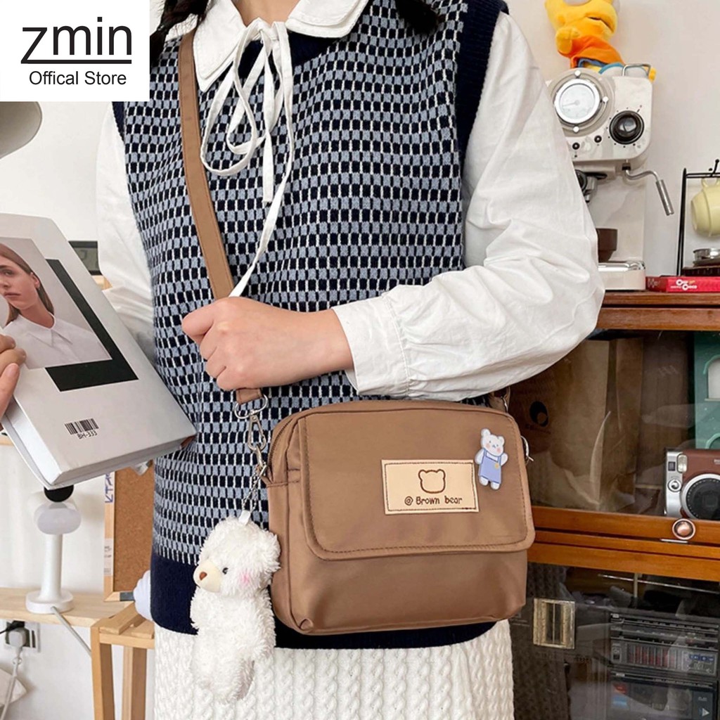 Túi đeo chéo nữ thời trang Zmin, chất liệu vải cao oxford cấp chống thấm nước - T070