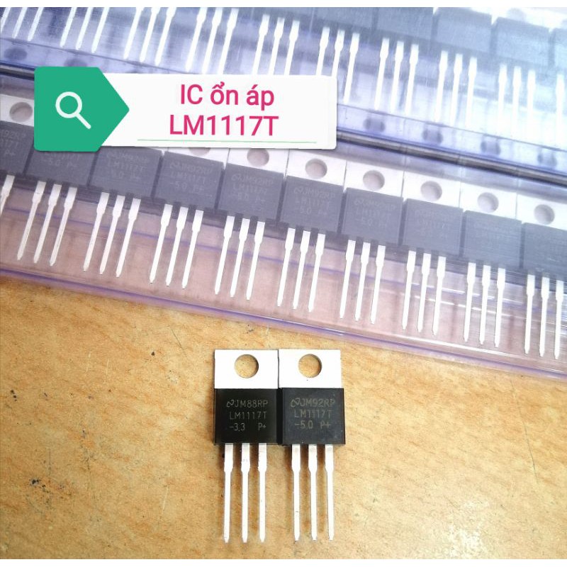 LM1117T LM1117 IC ổn áp nguồn 1117 chân cắm TO-220 3V3 5V