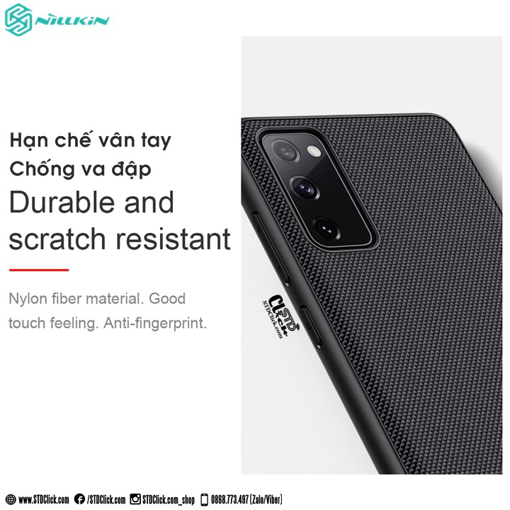 ỐP LƯNG SAMSUNG GALAXY S20 FE NILLKIN TEXTURED CHÍNH HÃNG [NEW SALEOFF] | BigBuy360 - bigbuy360.vn