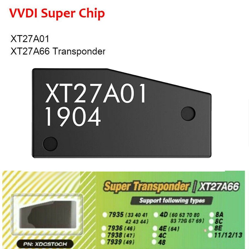 1 Cái Chip Siêu Nhỏ XT27A01 XT27A66 Cho ID46 / 40 / 43 / 4D / 8C / 8A / T3 / 47 Vvdi2Vdi