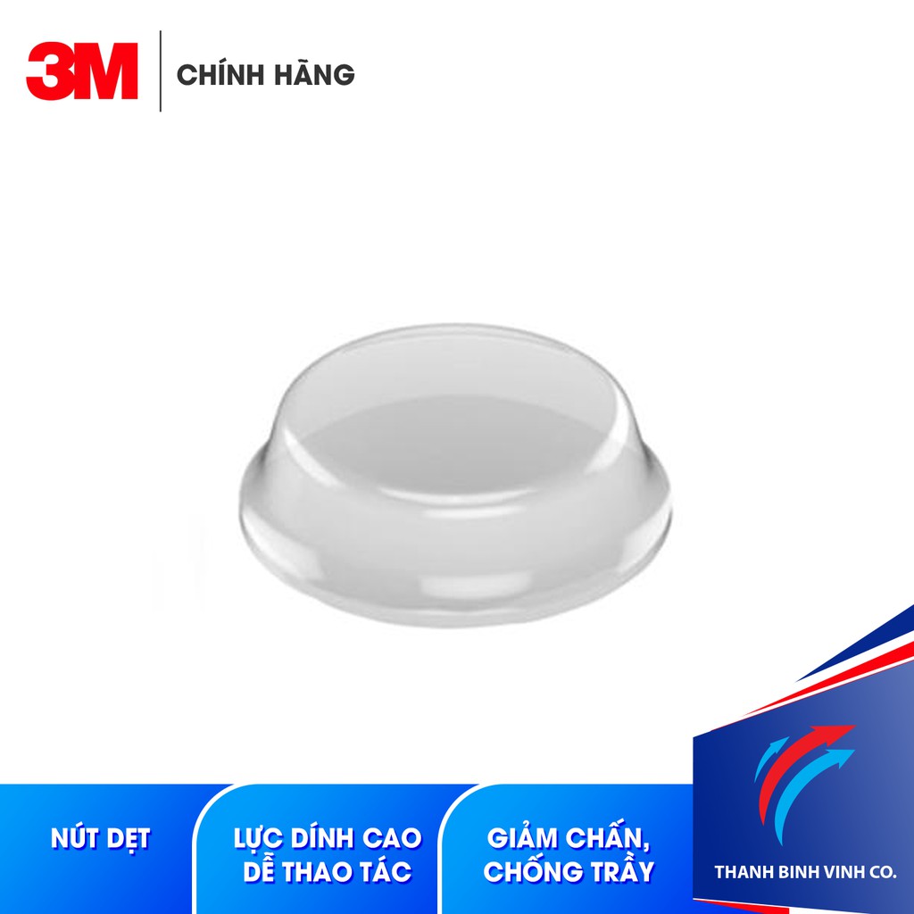 Vỉ 56 Nút đệm cao su 3M SJ5312 Bumpon™ Blister Pack Clear (Nút dẹt) Giảm Shock, Giảm Va Chạm, Giá Tốt