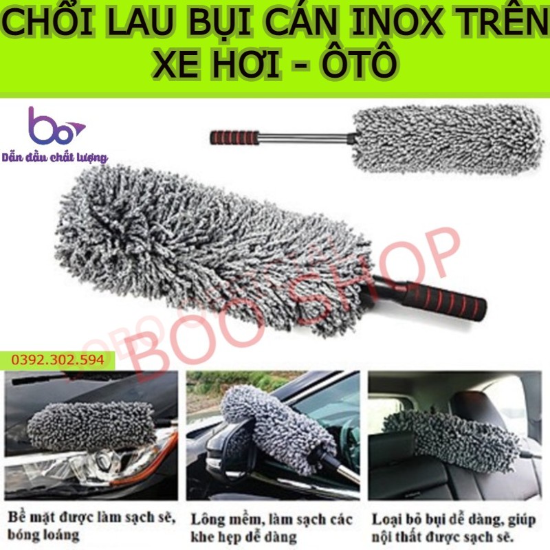 Chổi Rửa Xe Ô Tô Sợi Mềm-Chổi Lau Xe Ô Tô,Điều Chỉnh Được Độ Dài- PHỤ KIỆN XE HƠI