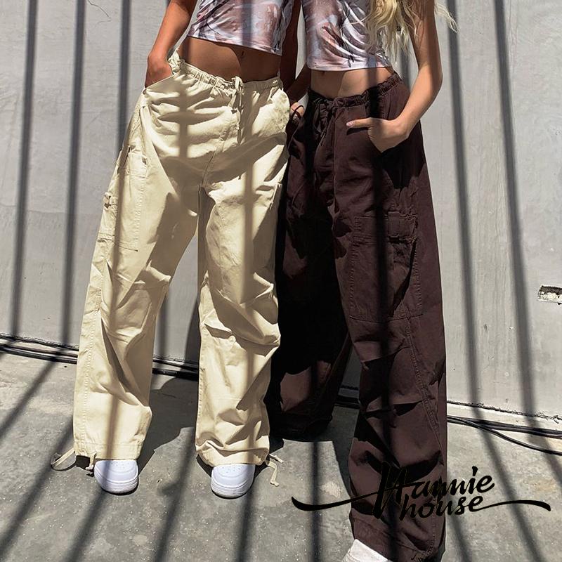 Quần Dài Ống Rộng Màu Sắc Thời Trang Cho Nữ