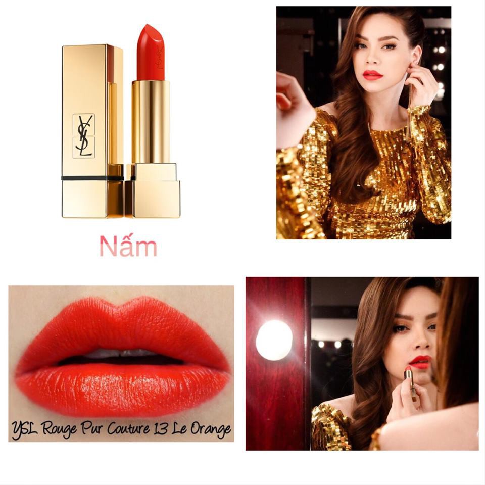 Son Y.S.L 13 Le Orange màu đỏ cam