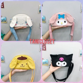 Túi Đeo Chéo Vải Canvas Mini Sanrio Cinnamoroll