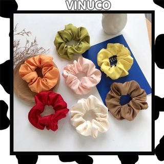 Cột Tóc Vải Scrunchies Dây Buộc Tóc Scrunchies Nhiều Màu Hàn Quốc SC03