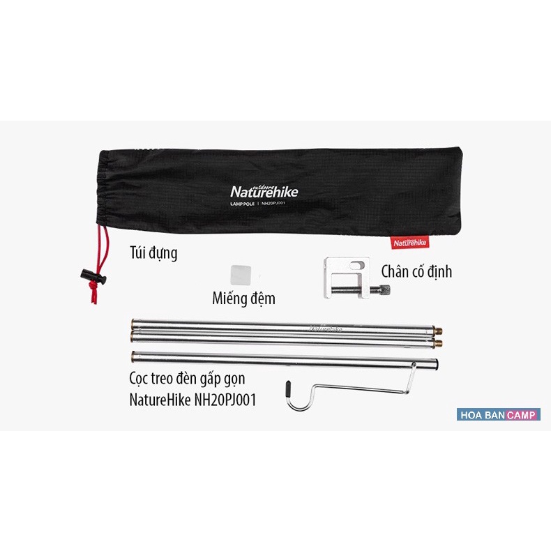Cọc Treo Đèn Cắm Trại NatureHike NH20PJ001