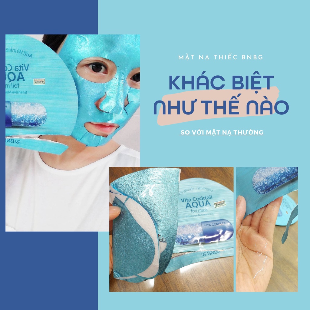 Mặt Nạ BNBG Hàn Quốc Dưỡng Trắng Cấp Ẩm Thư Giãn Vita Genic Whitening Jelly Mask 30ml