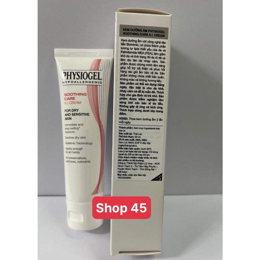 Kem dưỡng ẩm Physiogel 50ml
