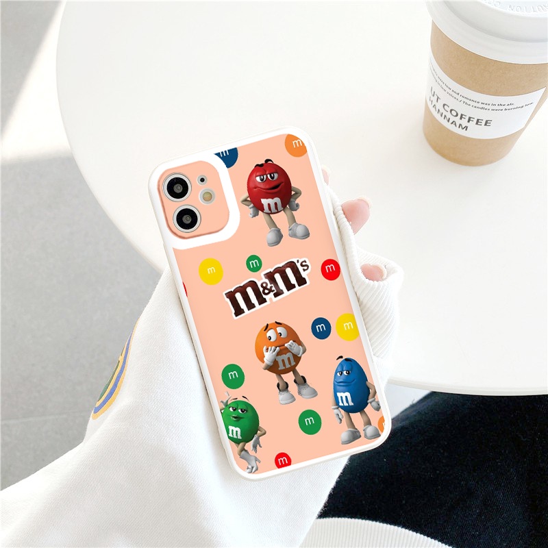 Ốp iphone - Ốp lưng iphone cạnh vuông bảo vệ camera Kẹo cute dành cho ip 6 đến 14promax - ng306