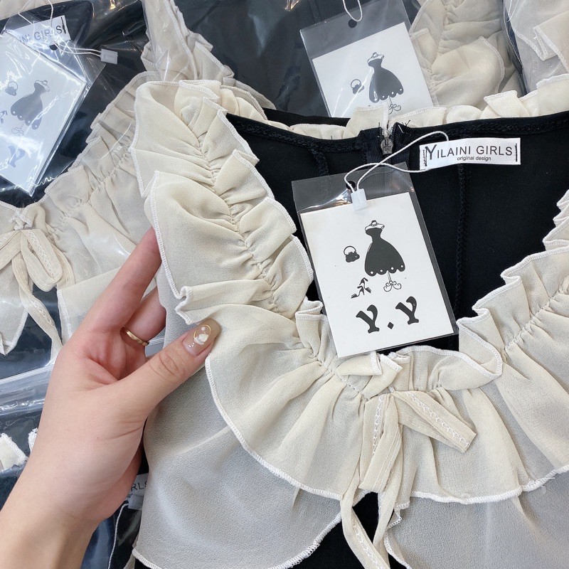 Váy Phối Tay Von Sang chảnh