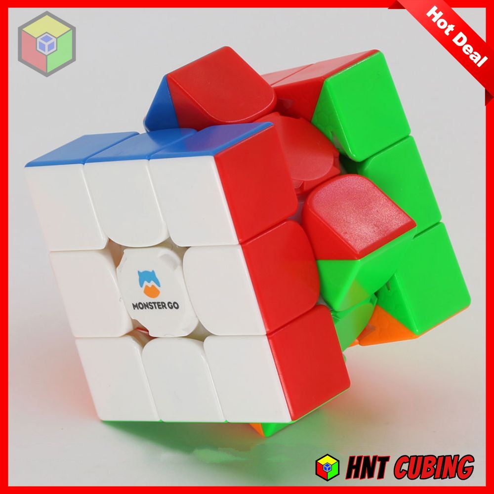 Rubik 3x3 Monster Go AI Smart Cube Bluetooth - Kết Nối với Điện Thoại | HNT Cubing