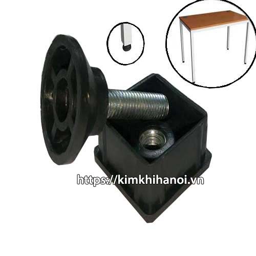 Chân tăng chỉnh chiều cao hộp vuông 50x50