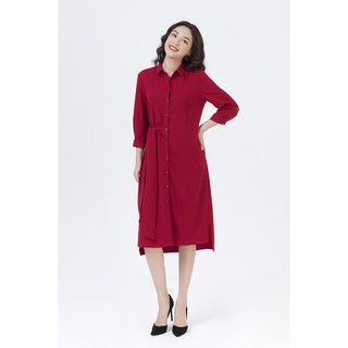 Đầm Sơ Mi Buộc Nơ Lamer L63T19Q023