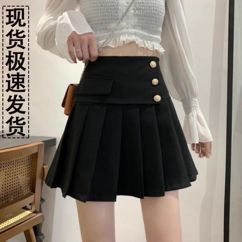 CHÂN VÁY XẾP LY 3 KHUY THỜI TRANG M533