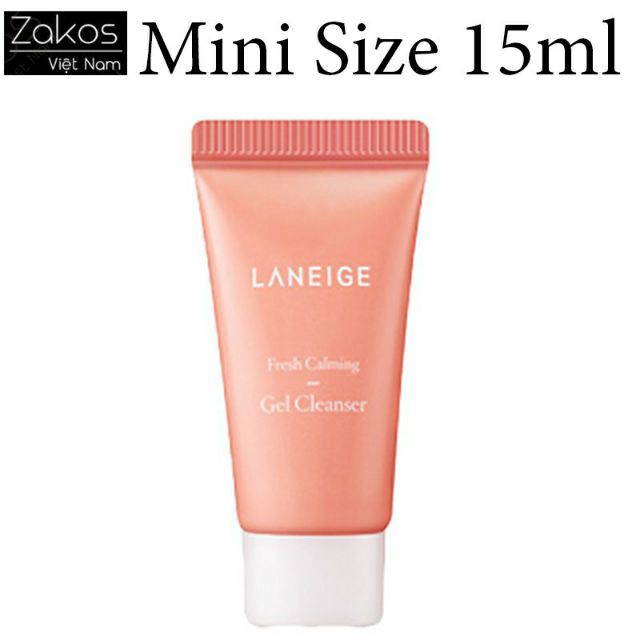 tuan0025 Sữa rửa mặt Sáng Mịn Cho Da Dầu Nhờn Laneige mini 15ml tuan0025