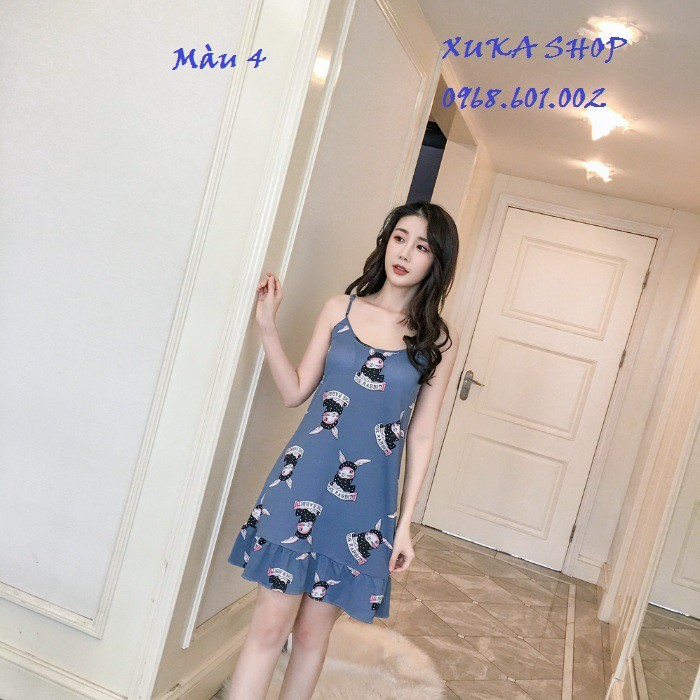 VÁY NGỦ KUTE CÓ MÚT - HÀNG LOẠI 1 CÓ TÚI ZIP NXKA007 | BigBuy360 - bigbuy360.vn